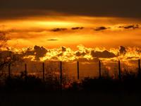 1. Sonnenuntergang in Namibia