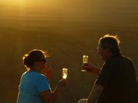 Sundowner am Fish River Canyon