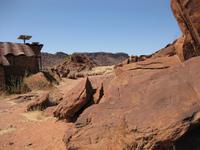 Bei den Felsgravuren von Twyfelfontein