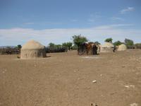 Das Himba-Dorf