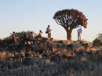 Warten auf den Sonnenuntergang