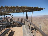 Der erste Aussichtspunkt am Fish River Canyon