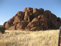 Felsen in der Namib