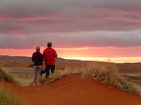 Sonnenuntergang Namib Desert Lodge