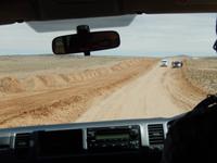 Straßenarbeiten in Namibia