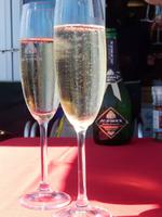 Bootsfahrt in Walvis Bay - Prost!