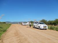 unterwegs zum Himba Dorf