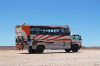 Per Anhalter durch die Wüste