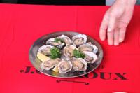 und dazu frische Austern