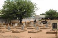 Pause in Okahandja - alter Soldatenfriedhof
