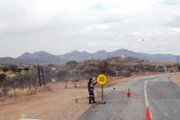 Unterwegs nach Windhoek -Stop and Go