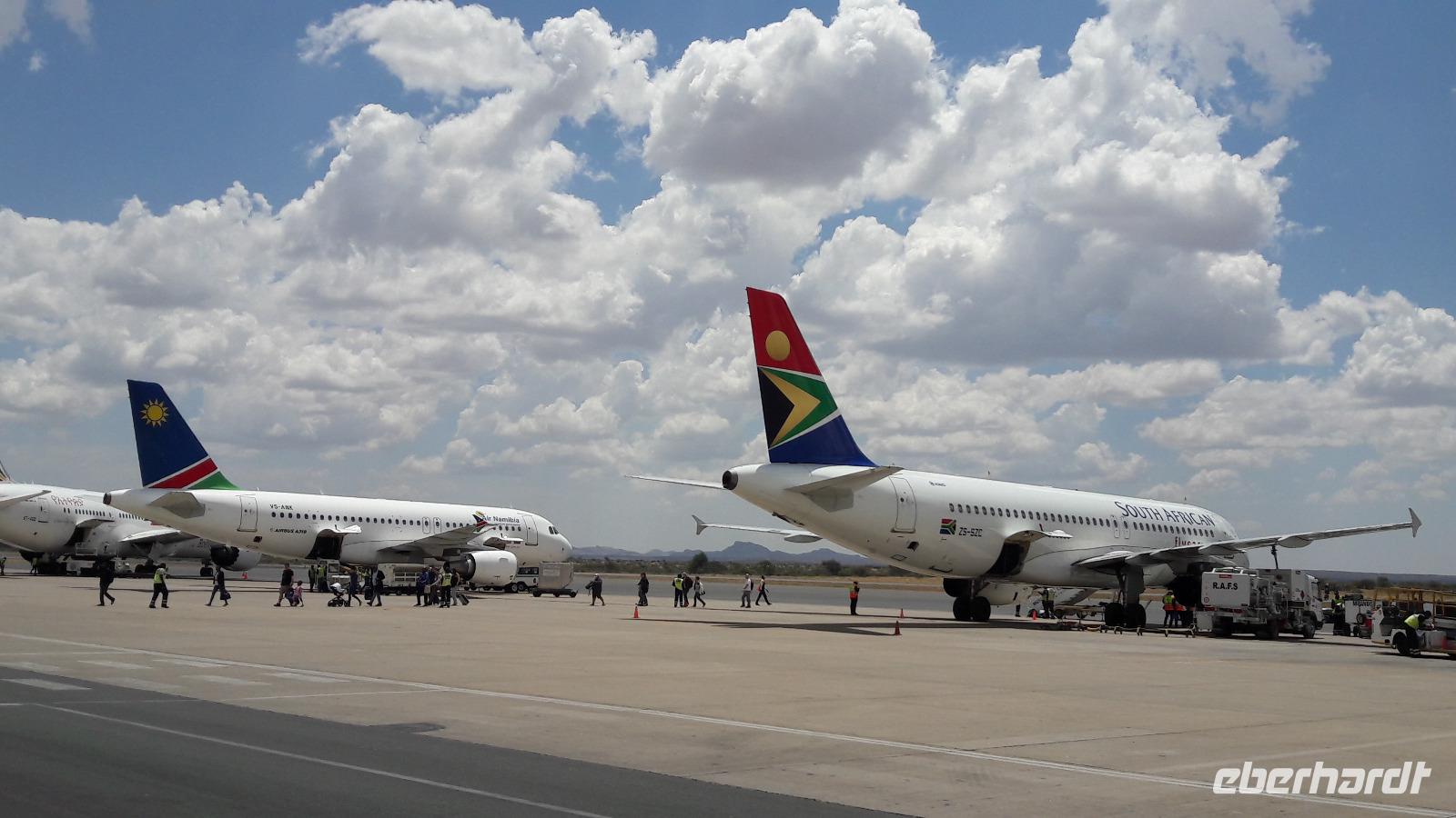 Ankunft in Windhoek