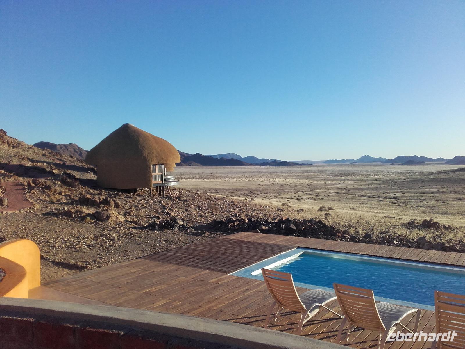 In der wunderschönen Desert Hills Lodge tanken wir unsere Energien wieder auf
