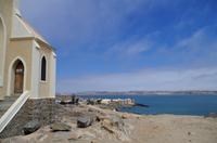 Lüderitz - Blick auf das Nest Hotel