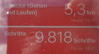 Nach 10.000 Schritten...