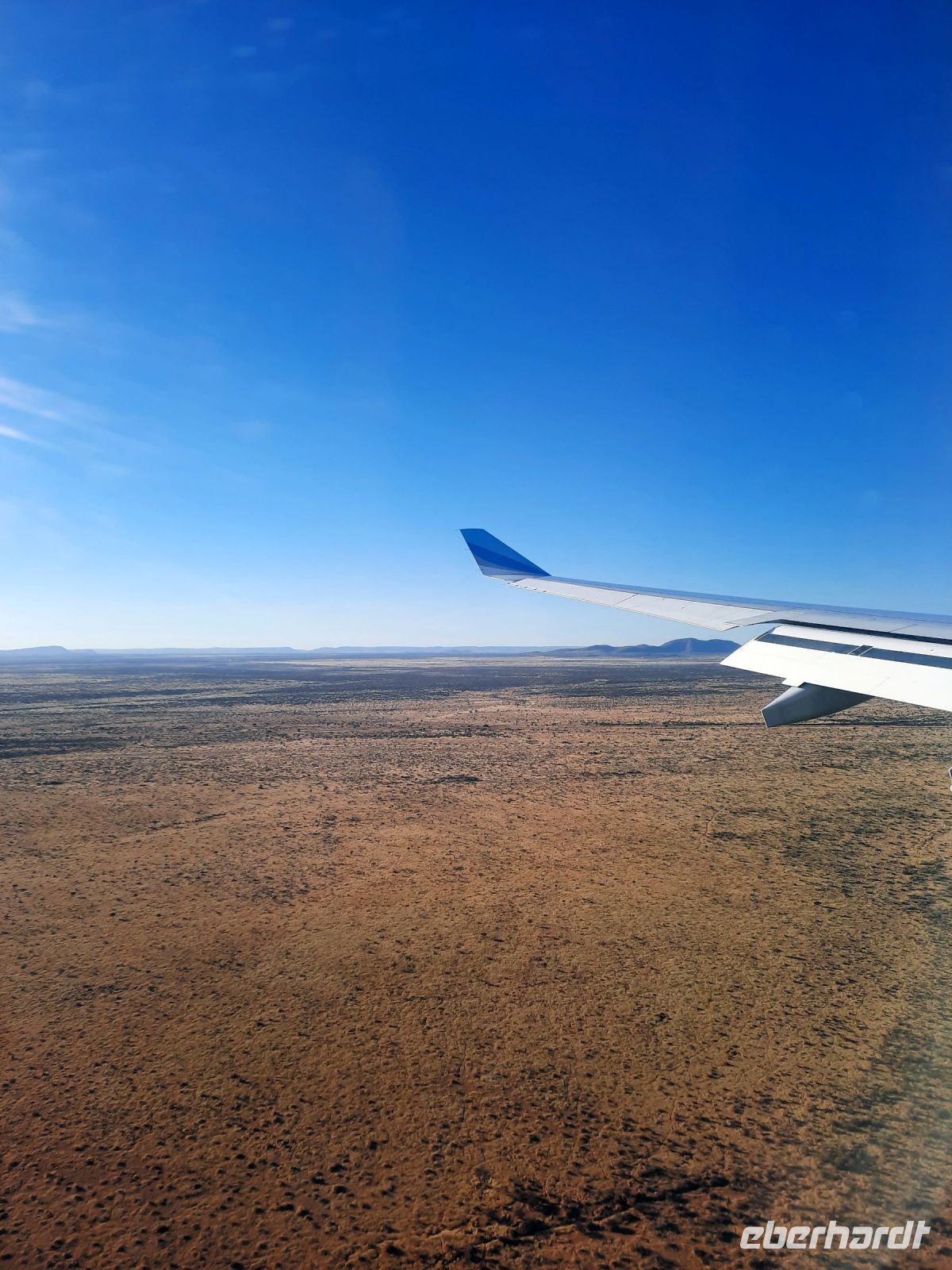 Namibia - Anflug auf Windhoek