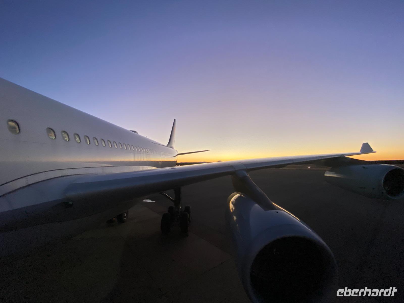 Namibia - Rückflug von Windhoek