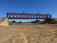 Namibia ungenutzte Eisenbahnbrücke