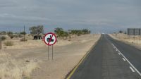 Trampen verboten nahe Mariental