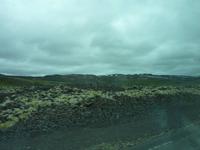 Lava-Felder auf der Fahrt zum Krater Grabrok