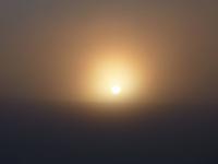 Sonnenuntergang auf dem Gletscher