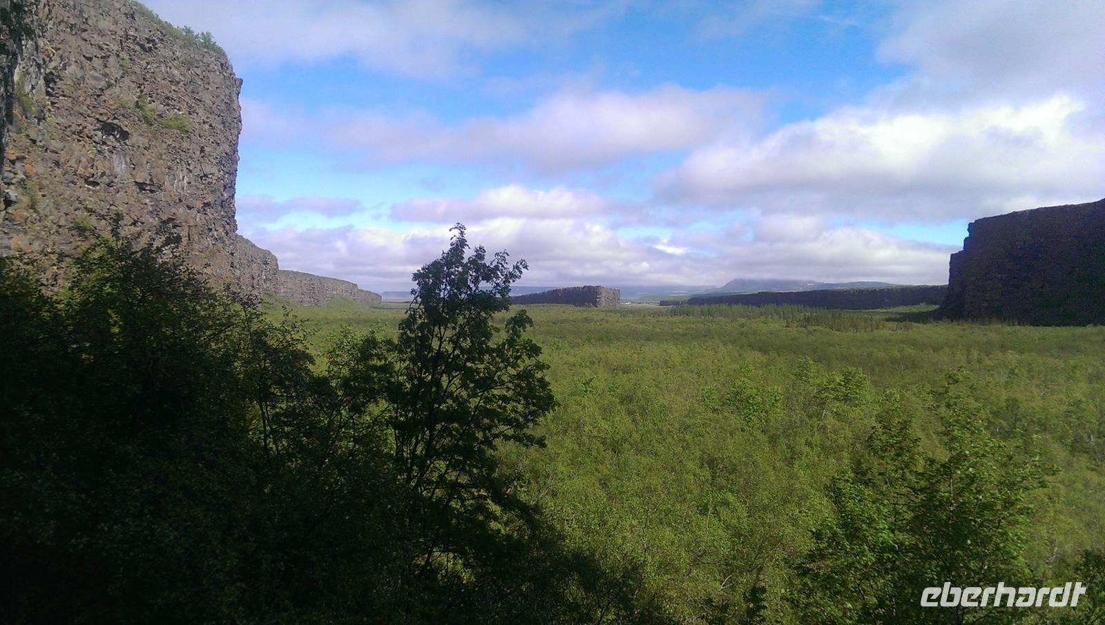 Felsenschlucht Asbyrgi