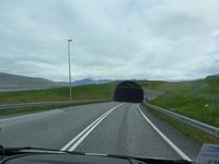Island, Eingang zum Walfjordtunnel
