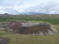 Island, beim Krater Grabrok