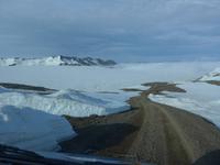 Island, über den Wolken am Gletscher