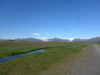 Island, Gletscherzungen bei Höfn