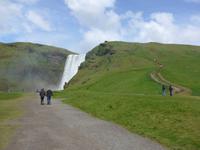 Island, Skogar-Wasserfall