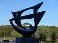 Island, Reykjavik,Blick zum Perlan