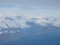 0001 Island - Anflug - Blick auf eine Gletscherlagune Jökulsarlon