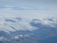 0003 Island - Anflug - Blick auf eine Gletscherlagune Jökulsarlon