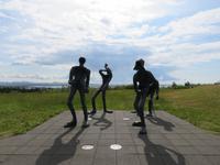 0023 Island -  Reykjavik - Perlan - die Tänzer
