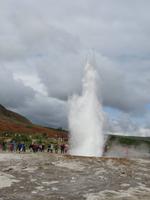 0094 Island -  Ausflug Goldener Kreis - Geysirgebiet -Strokkur