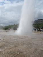0098 Island -  Ausflug Goldener Kreis - Geysirgebiet -Strokkur