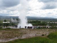 0105 Island -  Ausflug Goldener Kreis - Geysirgebiet -Strokkur