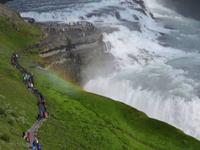 0116 Island -  Ausflug Goldener Kreis - Gullfosswasserfall