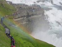 0121 Island -  Ausflug Goldener Kreis - Gullfosswasserfall