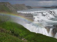 0126 Island -  Ausflug Goldener Kreis - Gullfosswasserfall