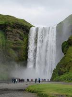 1078 Island - Südküste - Stopp am Skogarwasserfall