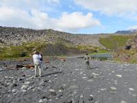 251 Island -  Halbinsel Snaefellsnes - Wanderung am Strand bei Dritvik Djupalonssandur