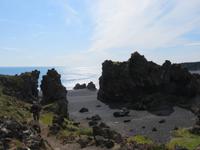 266 Island -  Halbinsel Snaefellsnes - Wanderung am Strand bei Dritvik Djupalonssandur