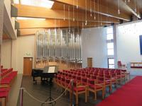 278 Island -  Halbinsel Snaefellsnes -Stykkisholmur - Altar in der Kirche