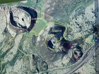 306 Island - Fahrt nach Akureyri - Aufstieg zum Krater Grabrok