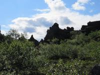 544 Island -  Dimmuborgir - Besuch der Schwarzen Burgen