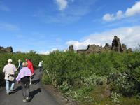 558 Island -  Dimmuborgir - Besuch der Schwarzen Burgen