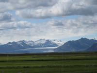 761 Island - Fahrt nach Höfn - Blick zum Gletscher Vatnajökull