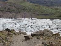 962 Island - Fahrt entlang der Südküste - Stopp am Gletscher Svinafellsjökull